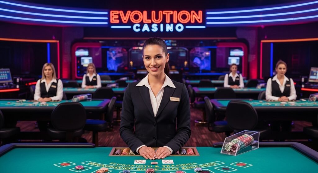 evolution-casino-beautiful-dealer-table
