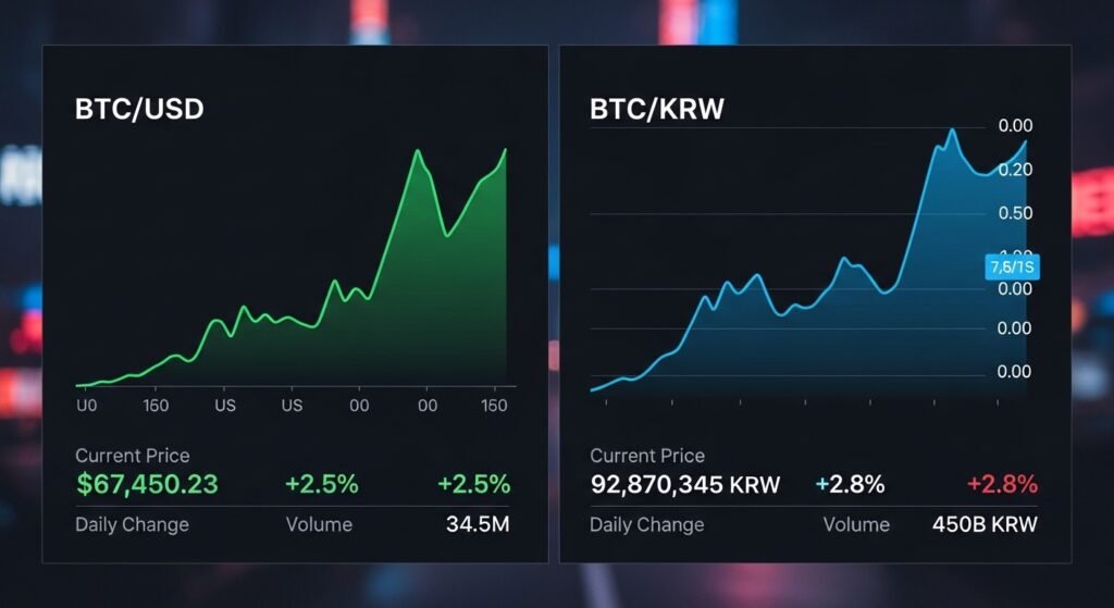 btc-usd-btc-krw-price-analysis-institutional-impact